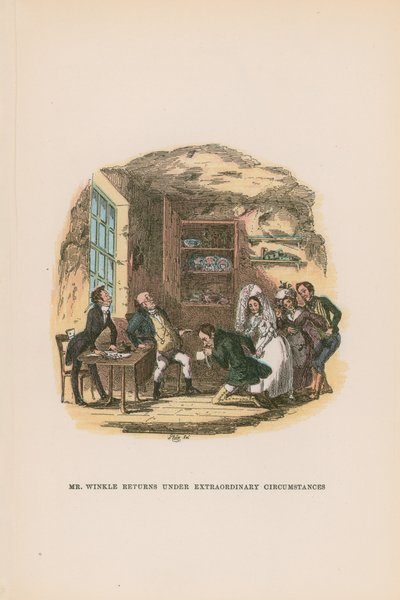 Illustration for Pickwick Papers by Hablot Knight Browne